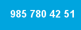 985 780 42 51